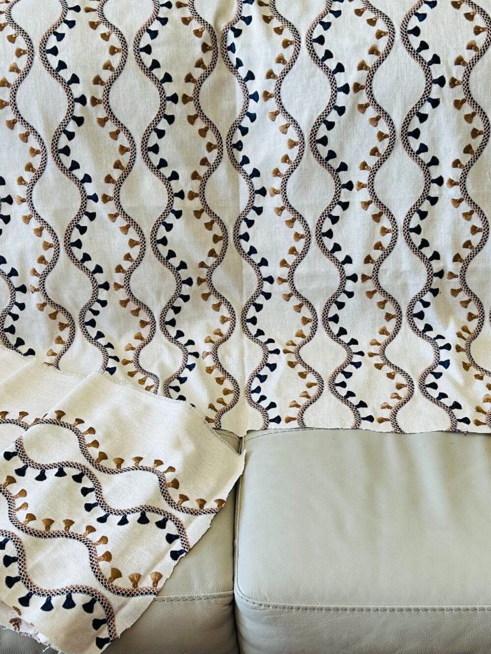 Stout Ogee  Fabric Remnants - 1 yard +